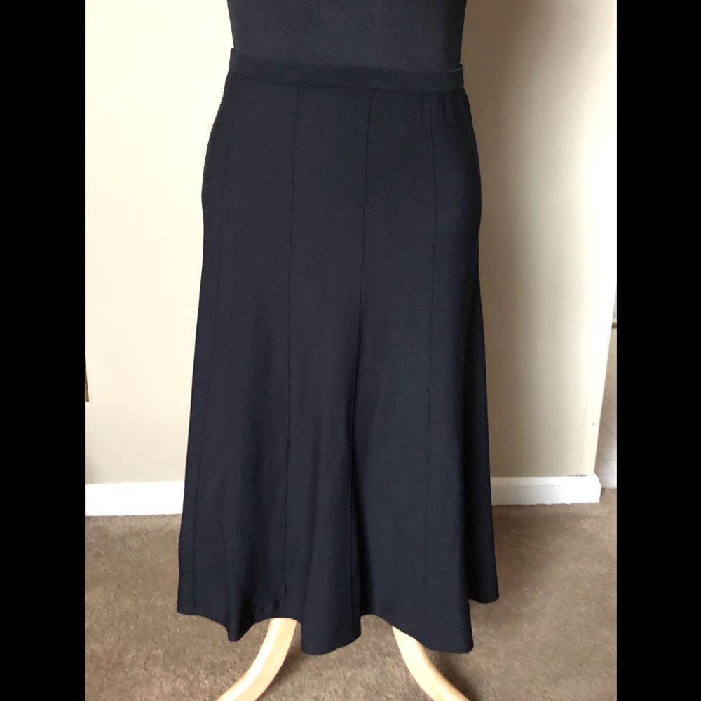 Jones New York Black Knit Skirt